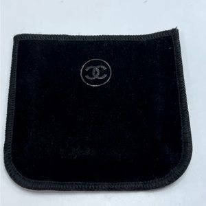 Chanel Black Velvet Pouch